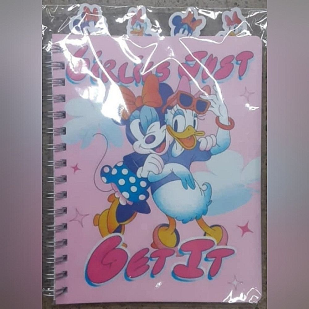 New Disney Minnie and Daisy Tabbed Journal Book
